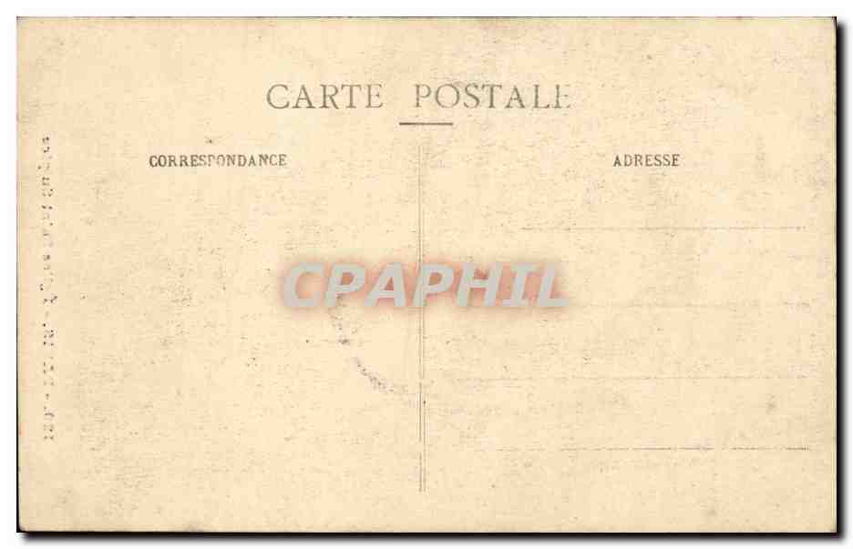 CPA Paris Eglise Saint sulpice — Verso