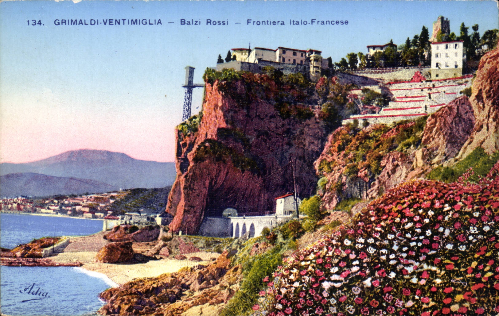 CPa GRimaldi Ventimiglia Balzi Rossi Frontiera italo francese