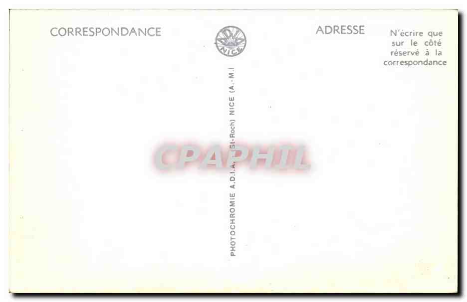CPa GRimaldi Ventimiglia Balzi Rossi Frontiera italo francese — Rückseite