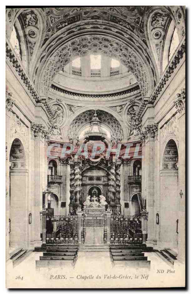 Paris CPA Chapelle du Val de Grace La nef