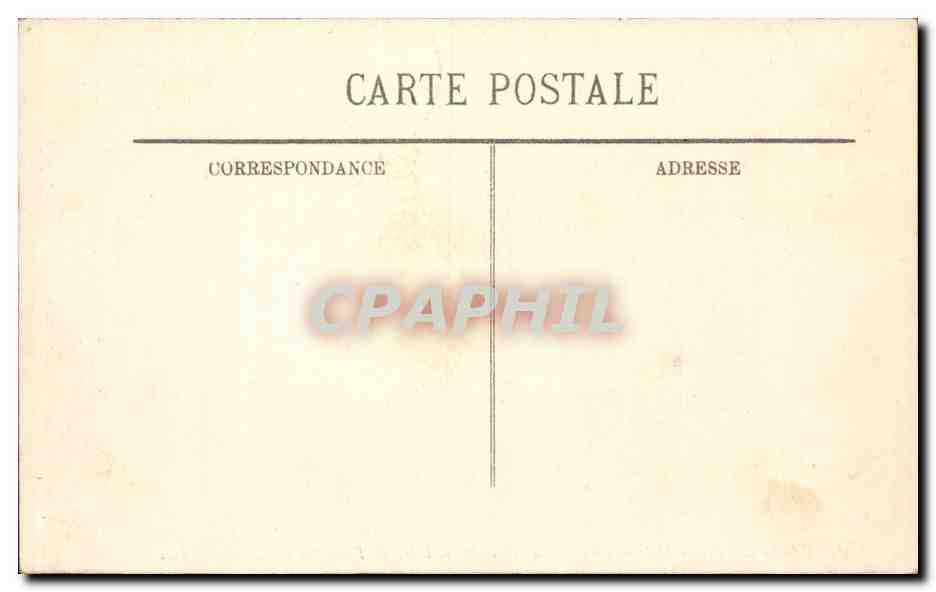 Paris CPA Avenue du Bois de Boulogne et l'arc de triomphe — Rückseite