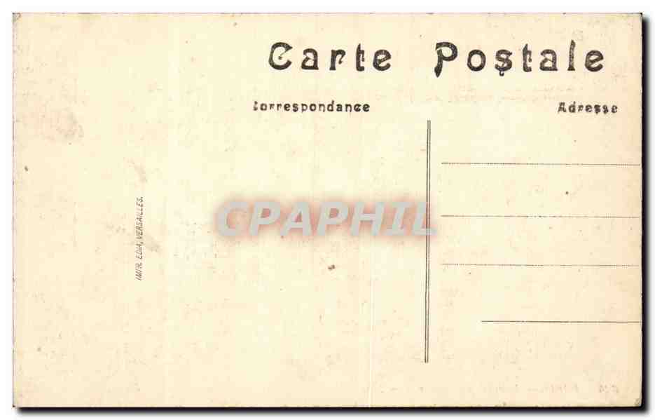 Paris CPA Fontaine des Innocents — Verso