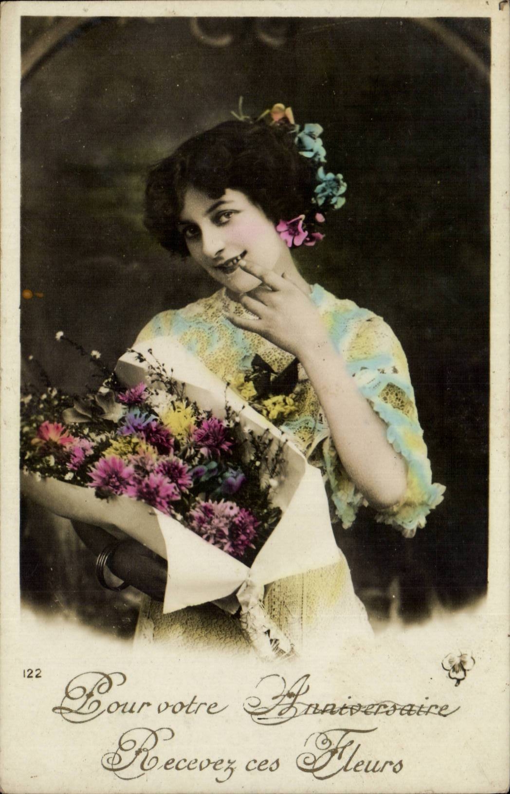 CPA Fantaisie Femme