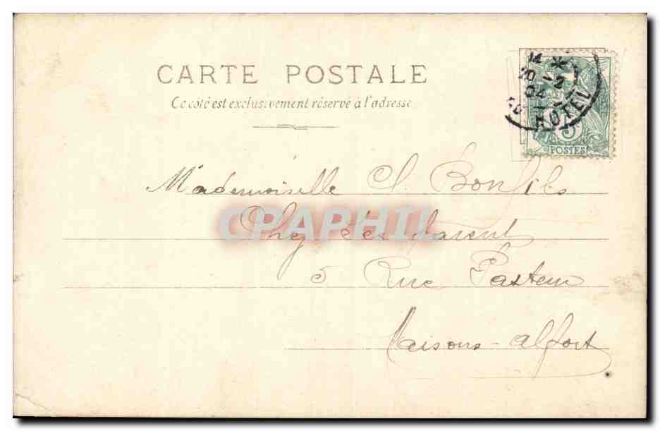 CPA Fantaisie Femmes — Verso