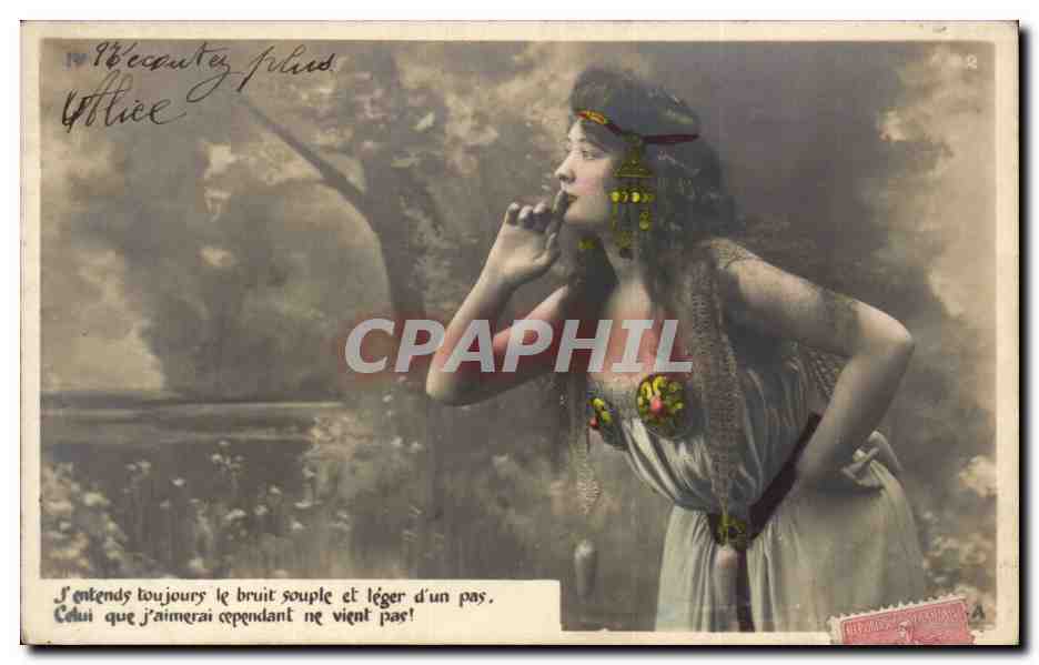 CPA Fantaisie Femme 
