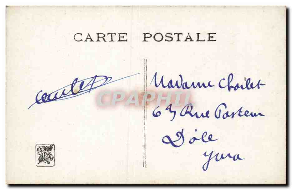 CPA Fantaisie Femme Salon 1909 La fourbisseuse  — Verso