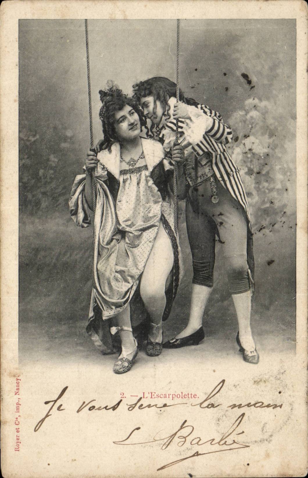 L'Escarpolette — scène de théâtre — Royer et Cie, Nancy, n°2
