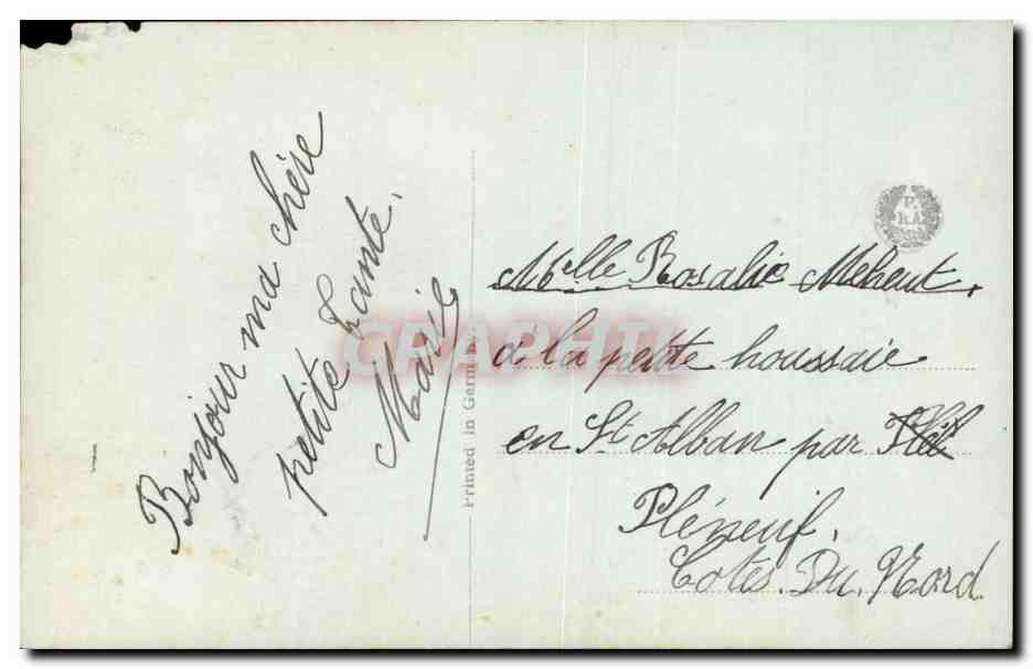 CPA Fantaisie Enfant Anniversaire — Rückseite