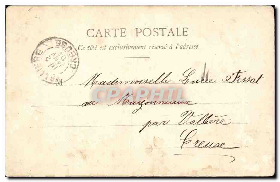 CPA Fantaisie Enfant Les surprises de la nouvelle annee 1904 — Rückseite