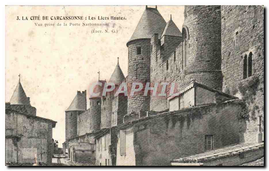 CPA CArcassonne Les Lices hautes
