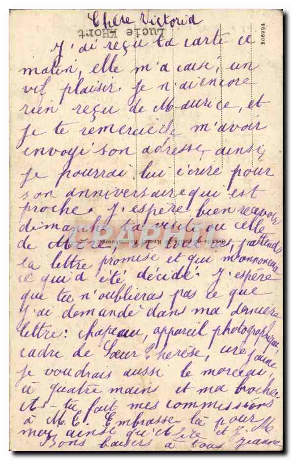 CPA Luxembourg Monument de la princesse Amelie — Verso