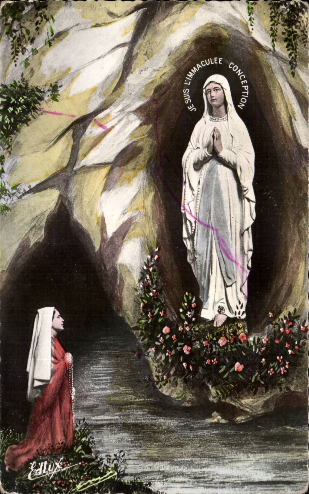 Lourdes — L'Apparition — Éditeur P. Doucet