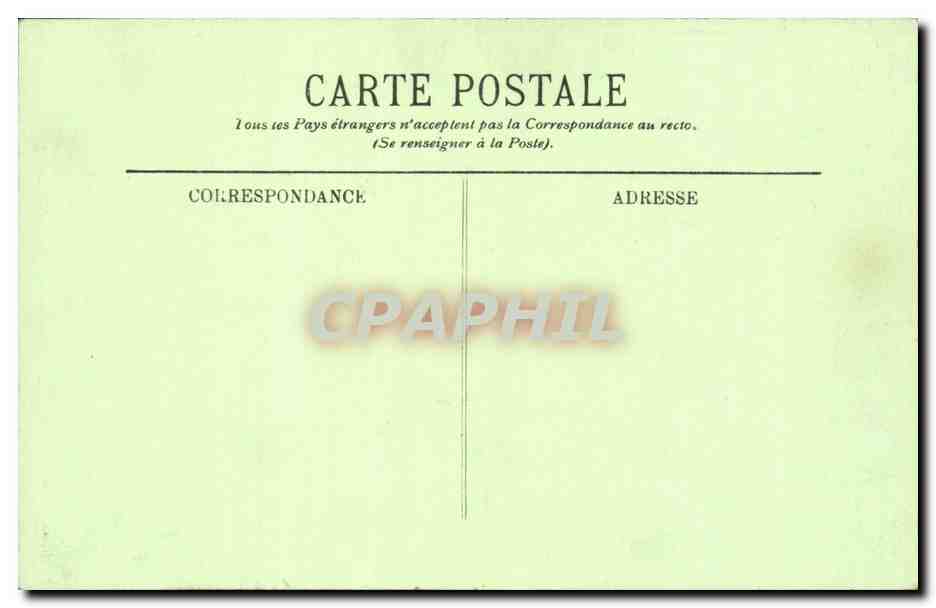 Paris CPA Academie de Medecine — Rückseite