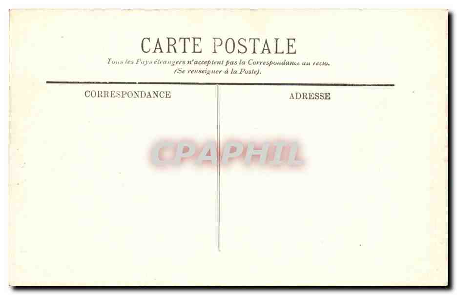 Paris CPA L'opera Comique — Rückseite
