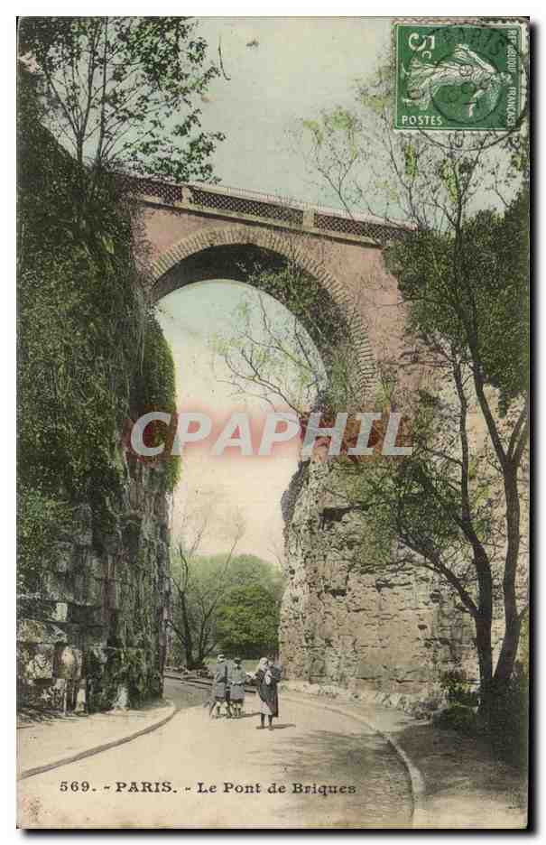 Paris CPA Le pont de briques