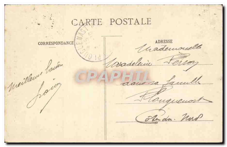 Paris CPA Le pont de briques — Rückseite