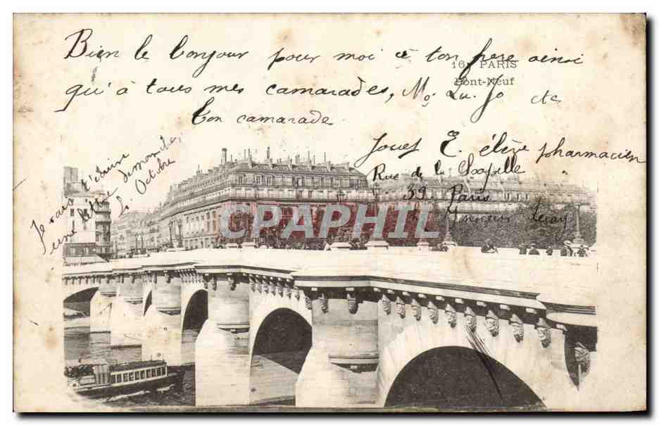 Paris CPA Pont neuf