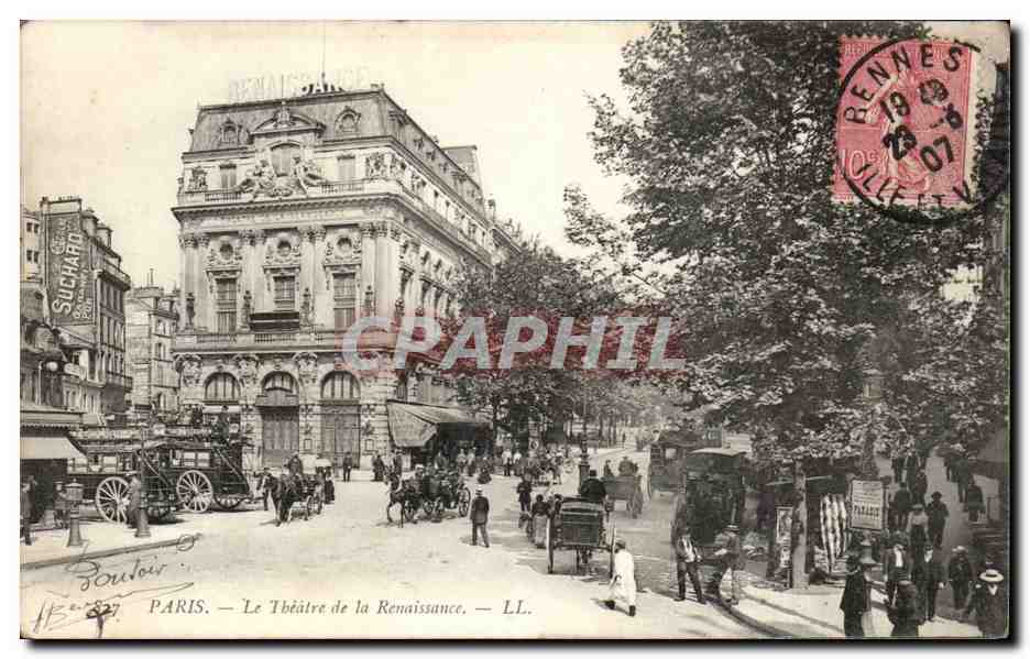 Paris CPA Theatre de la Renaissance
