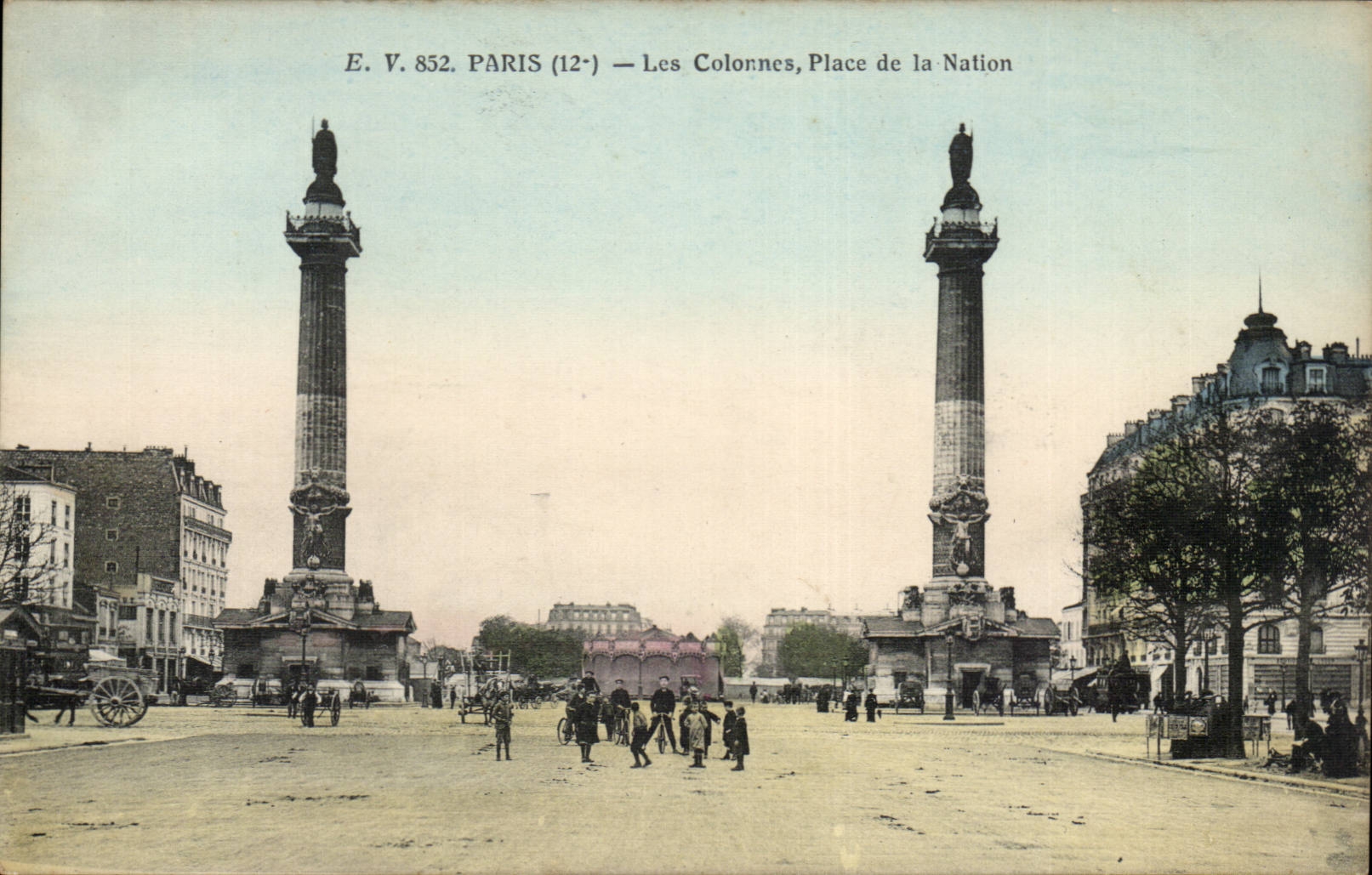 Die Säulen, Place de la Nation — Paris — E. V. 852
