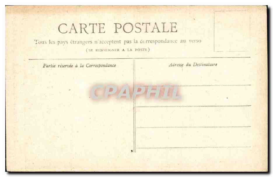 Paris CPA Eglise Saint Etienne du mont — Verso