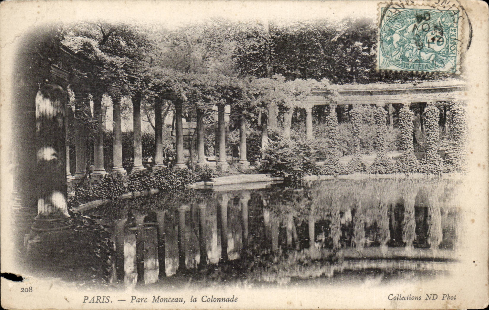 Paris CPA Parc Monceau La colonnade
