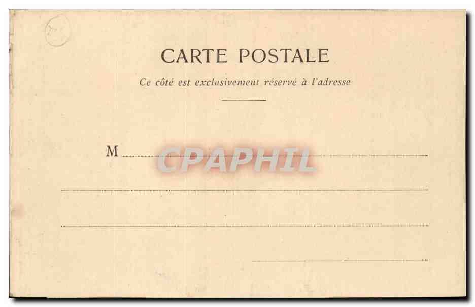 Paris CPA Eglise St medard — Verso