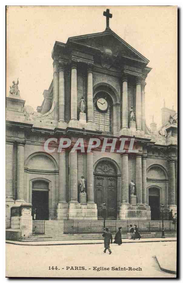 Paris CPA Eglise Saint Roch