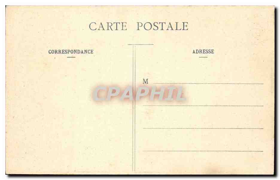 Paris CPA Eglise Saint Roch — Verso