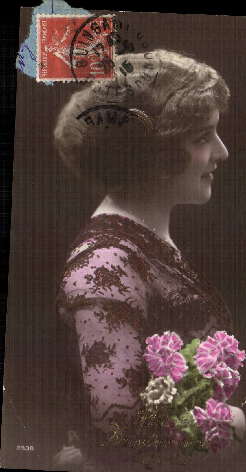 CPA Fantaisie Femme