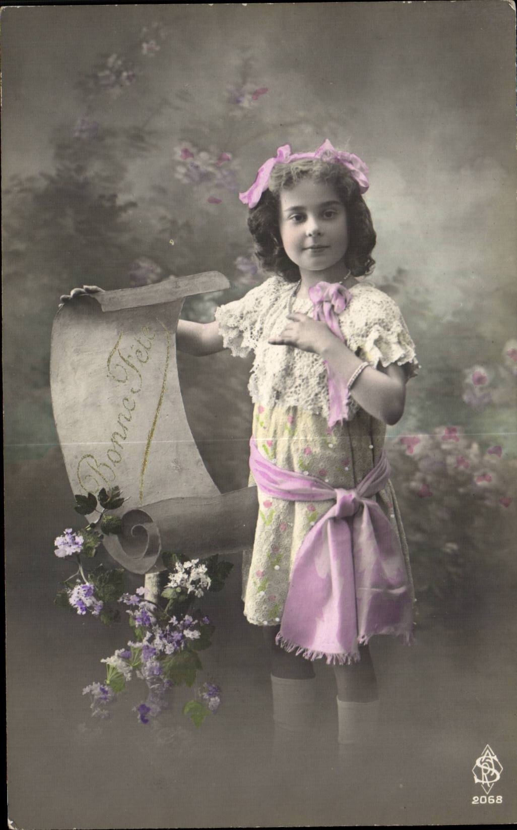 CPA Fantaisie Enfant Bonne fete
