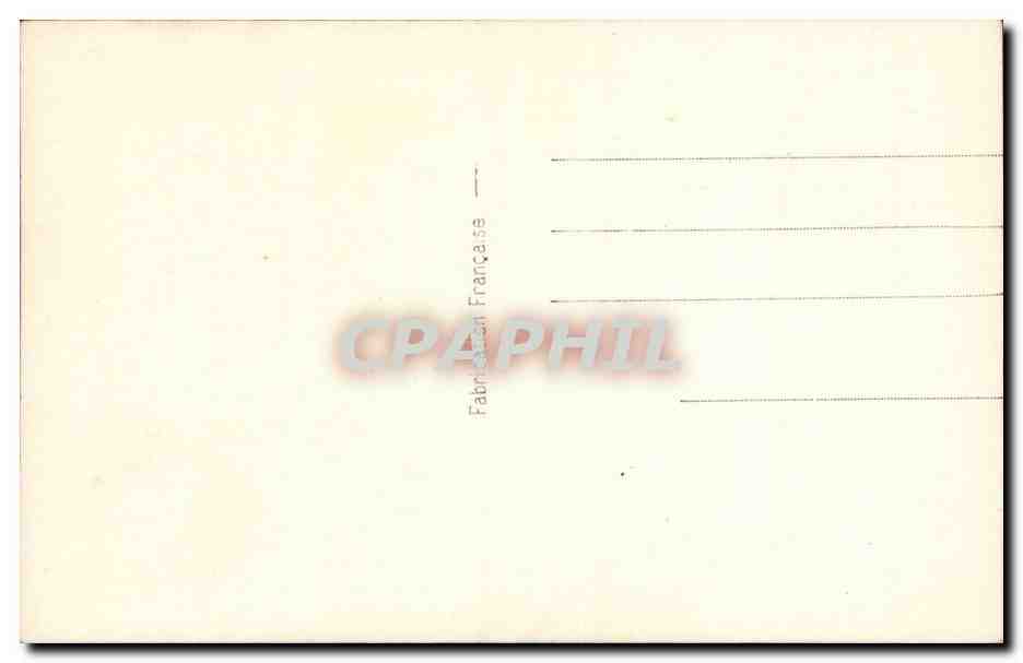 CPA Fantaisie Fleurs — Rückseite