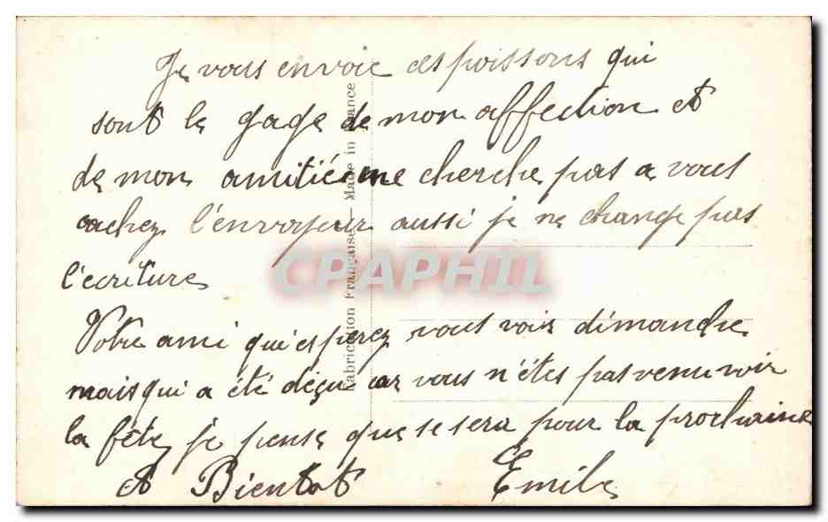 CPA Fantaisie Femme poissons  — Verso