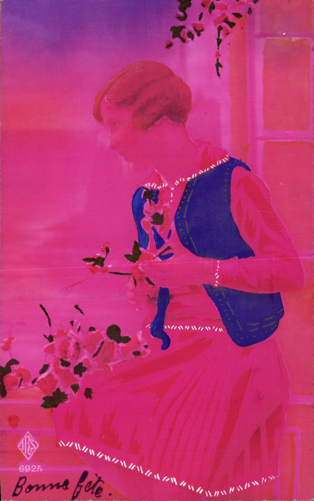 CPA Fantaisie Femme 
