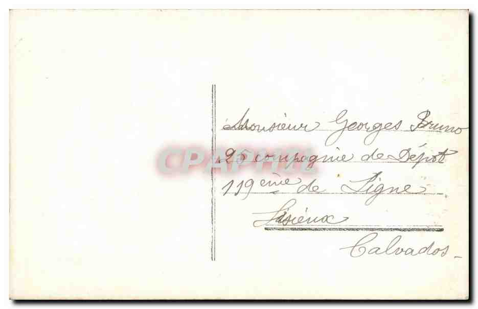 CPA Fantaisie Enfant Garcon Anniversaire — Rückseite