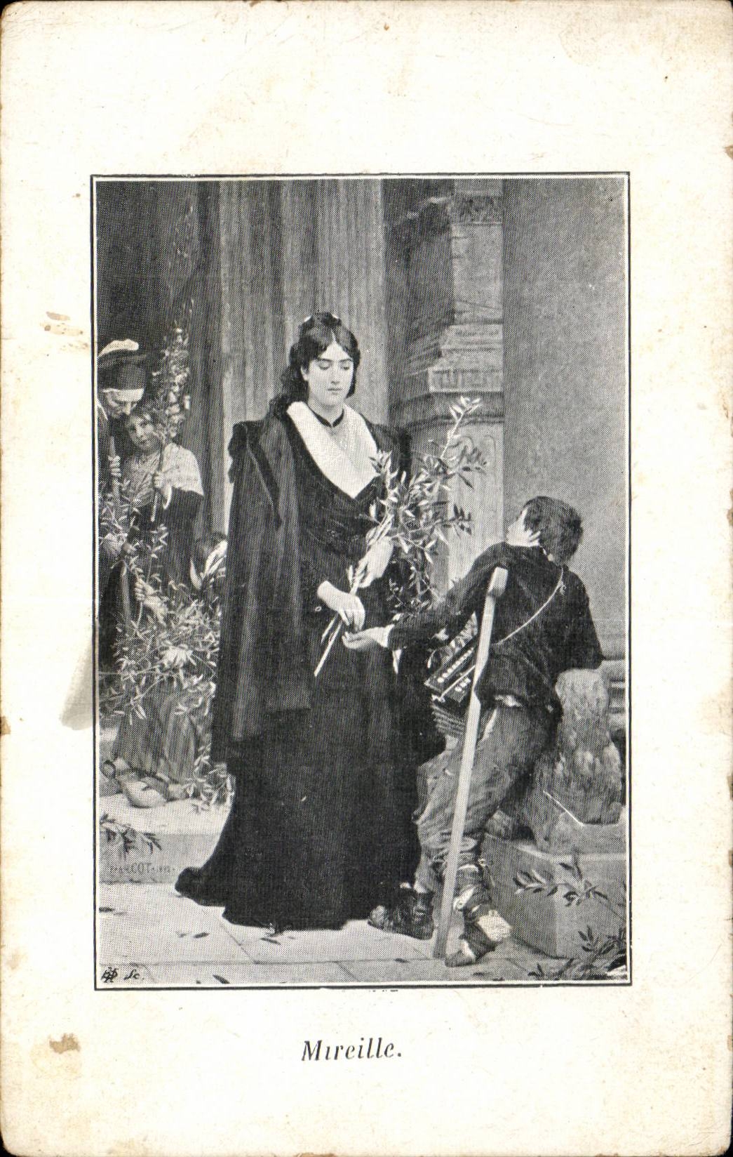 CPA Fantaisie Femme Mireille