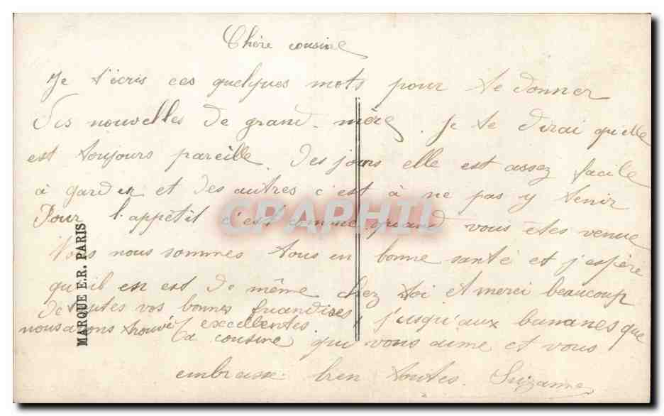 Femme à la mandoline — plage — Mignon, n°195 — Reverso
