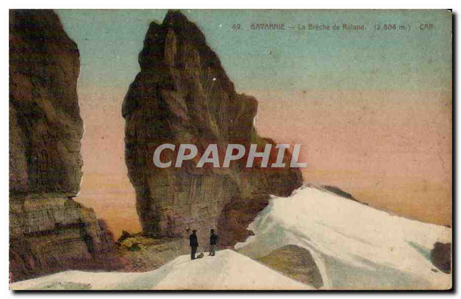 Gavarnie CPA la Breche de Roland