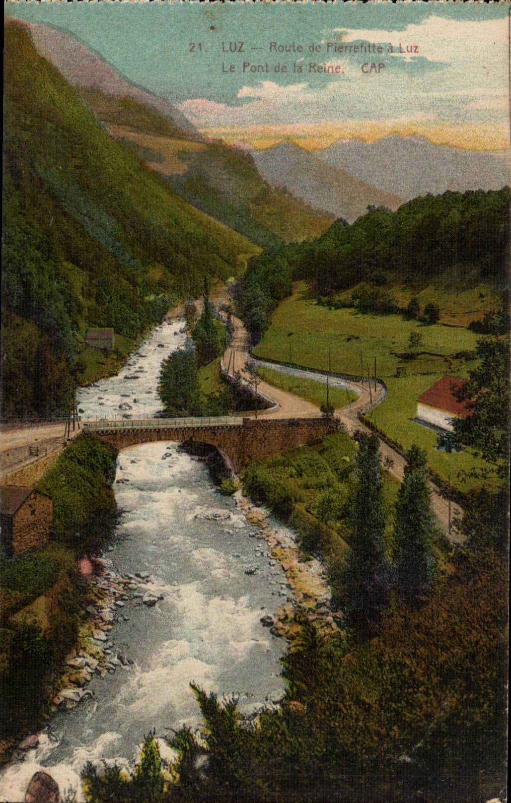 Luz — Route de Pierrefitte à Luz — Le Pont de la Reine — CAP