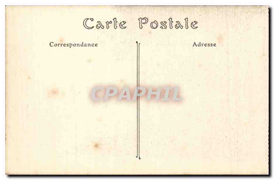 Menton CPA la vieille ville et la baie de Garavan — Rückseite