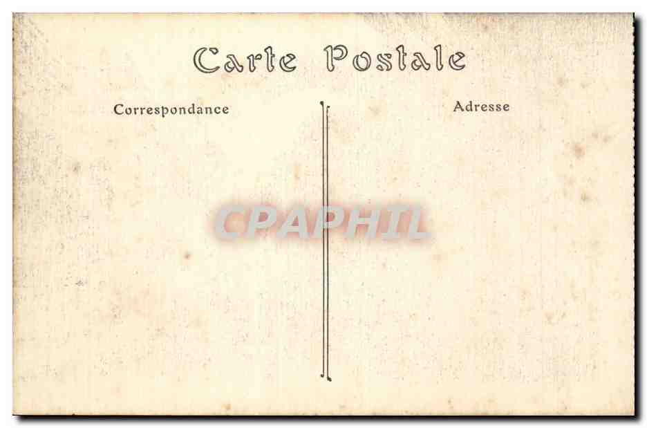 Menton CPA la vieille ville — Rückseite