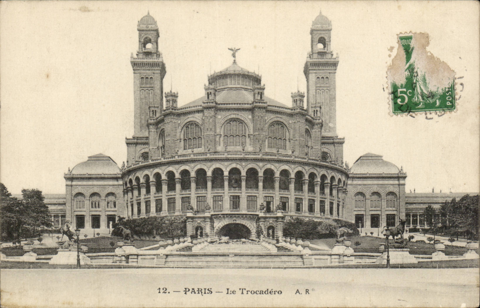 Paris cPA Trocadero