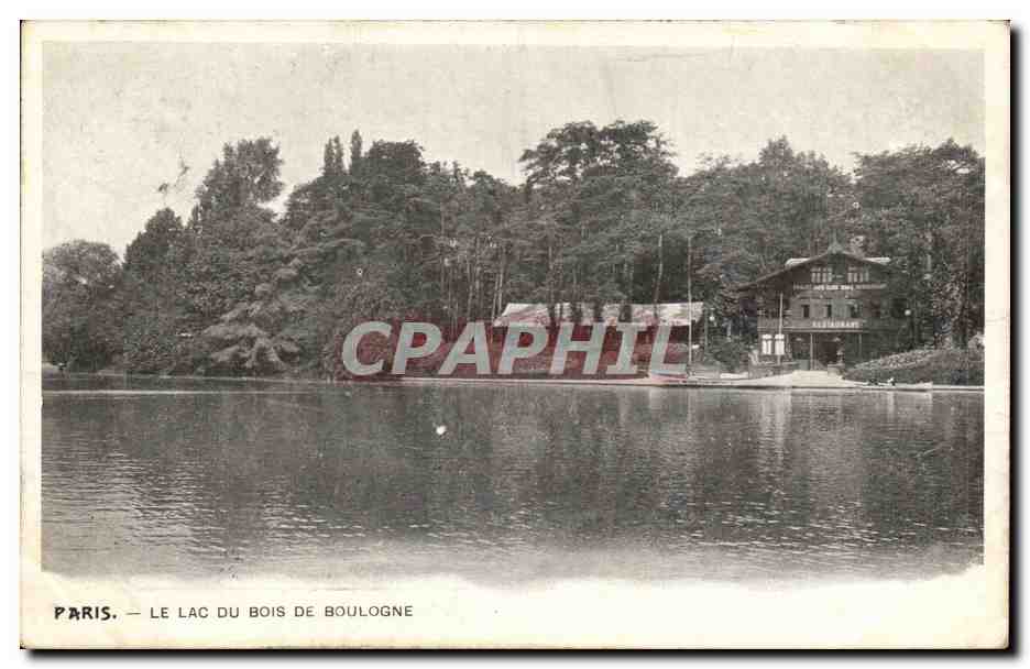 Paris CPA Lac du Bois de Boulogne