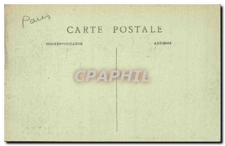 Paris CPA Les invalides Tombeau de Napoleon 1er — Rückseite