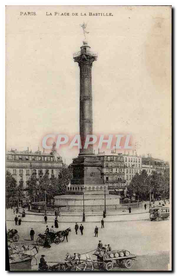 Paris CPA Place de la Bastille