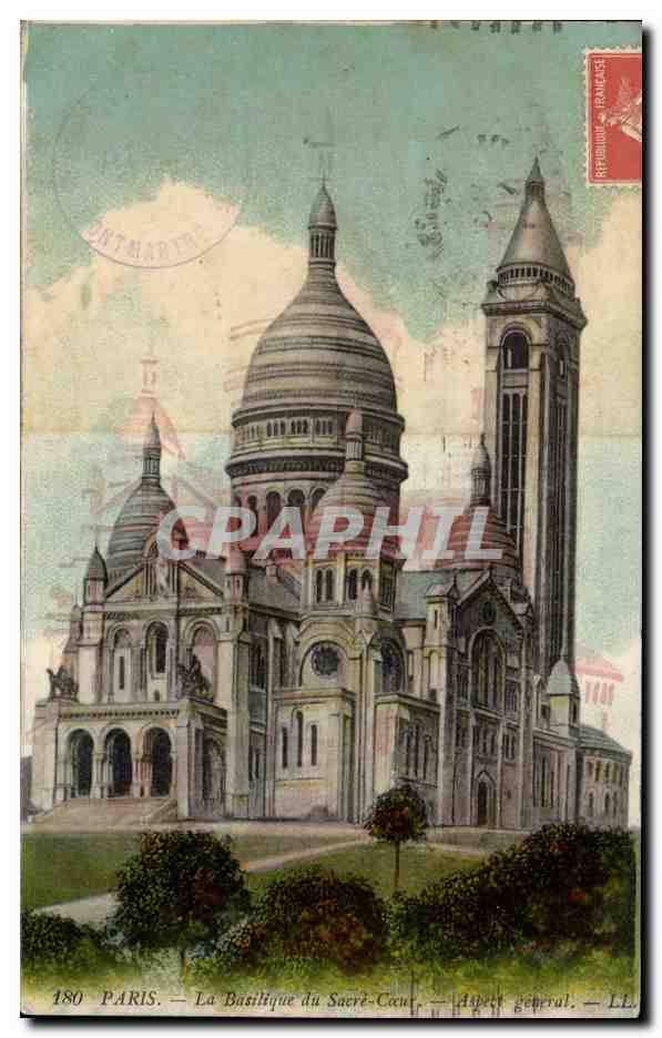 Paris CPA Basilique du Sacre Coeur 