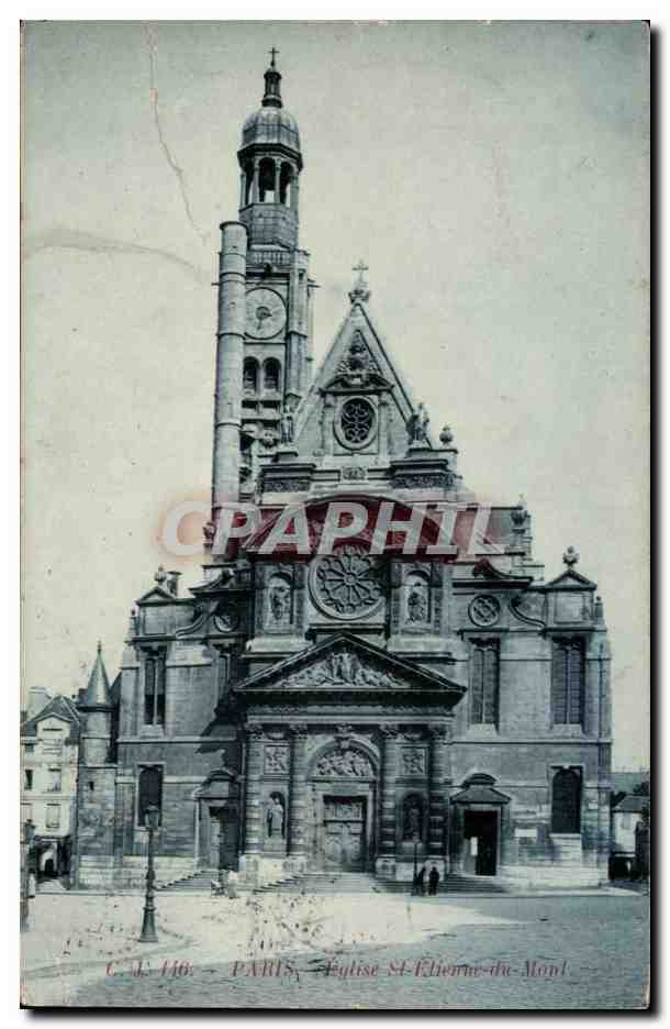Paris CPA Eglise St Etienne du Mont