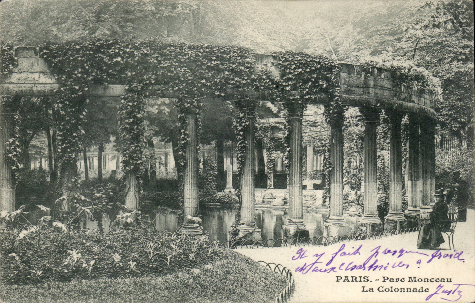 Paris CPA Parc Monceau La colonnade