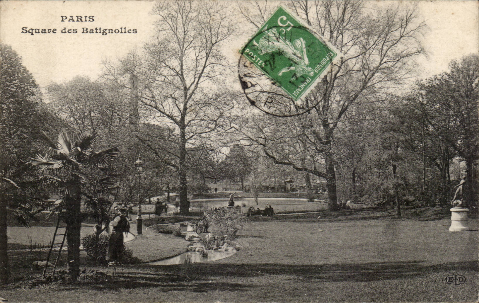 Paris CPA Square des Batignolles