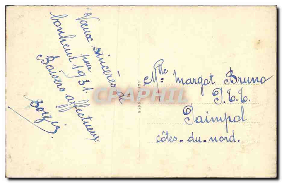 Jeune femme en fourrure — Bonne France — Éditeur Éla, n° 374-1 — Verso