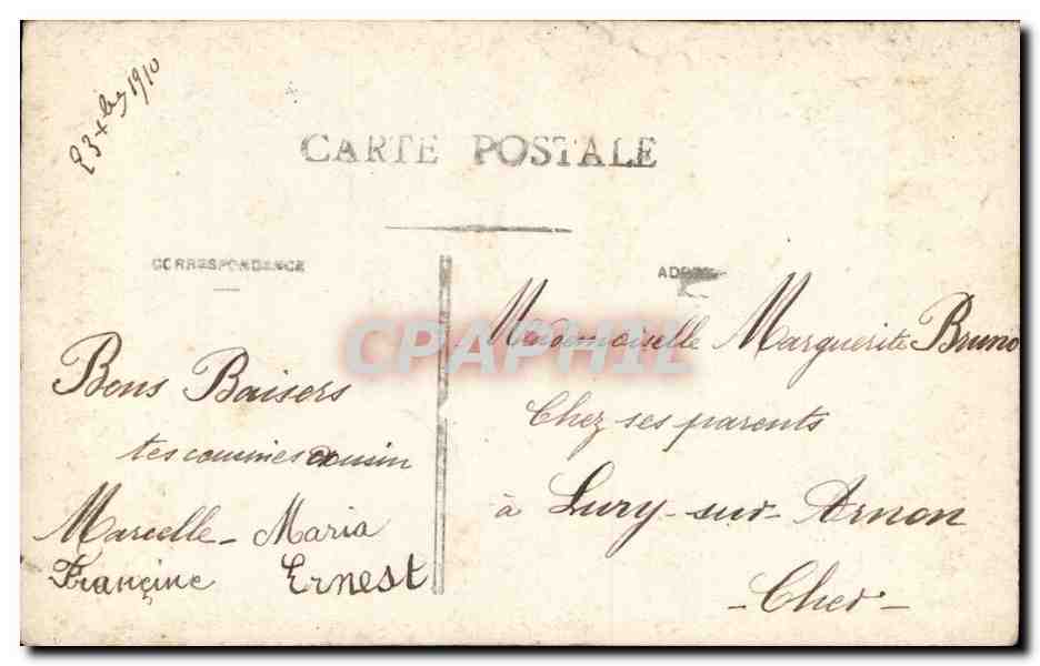 Fantaisie - Enfants - Little girl on grandmother's knee - CPA  — Rückseite